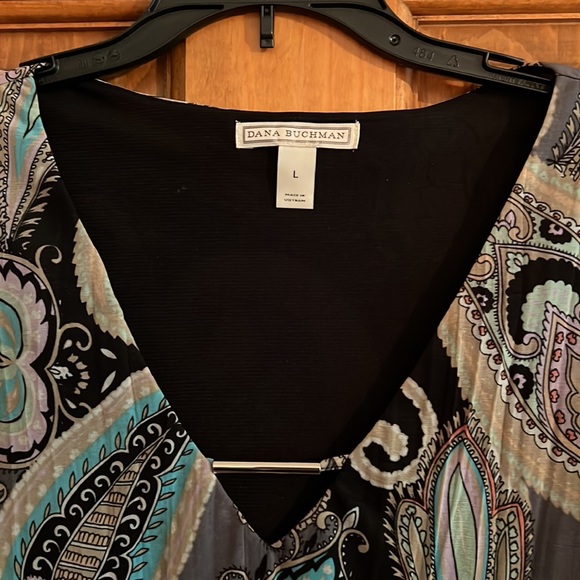 Dana Buchman Long Sleeve Top Size Large - Picture 2 of 4